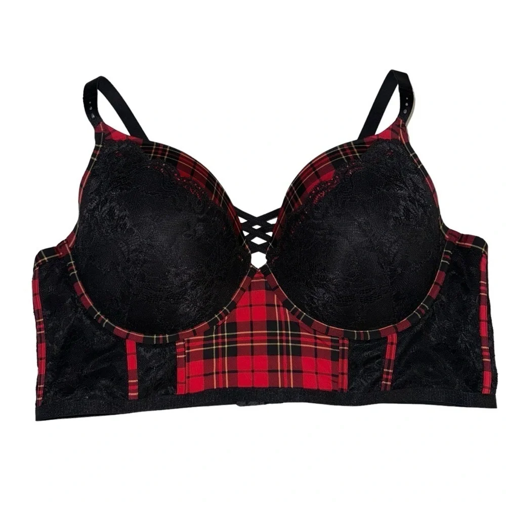 Torrid XO Plunge Push-Up Bra SZ. 46 DD NWOT
